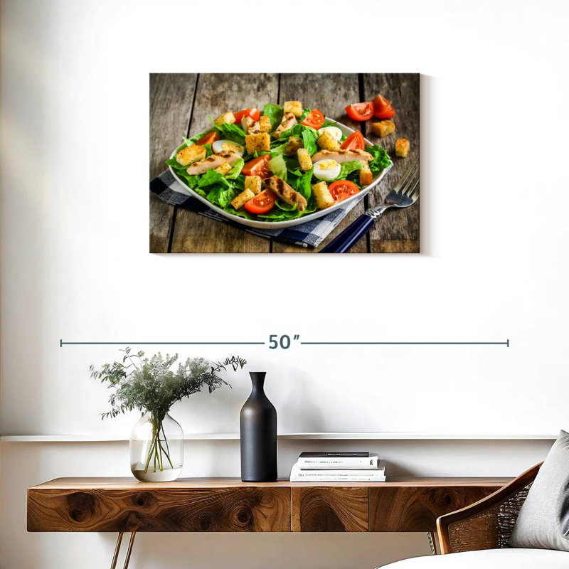 Salade César au poulet Yarlin, H 20 po x l 30 po