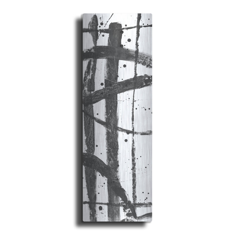 Art mural en métal Brayden Studio® «Criss-Cross II» par Tim O'Toole