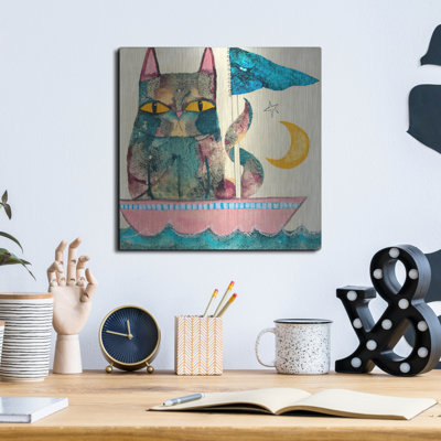 Art luxueux en métal «By The Light Of The Moon» par Wyann «By The Light Of The Moon» par Wyanne