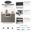Cosmo 30" 1.2 Cubic Feet Microwave Drawer, Touch Control and Sensor Cooking