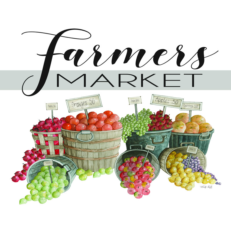 Farmers Market - Impression sur toile tendue, H 12 po x l 16 po