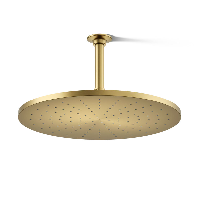 Contemporary 14 In. Round Single-Function Rainhead 2.5 Gpm, Bronze