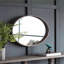 28 "miroir rond en bois, miroir mural pour la salle de bain