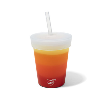 Silipint Silicone 8 oz Kids Straw Tumbler