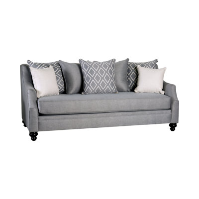 Cao 90" Chenille Recessed Arm Sofa by Darby Home Co