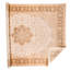 Tapis beige / brun unique de 9 pi 11 po x 14 pi 1 po des années 1990