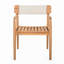 Chaises de salle à manger d'extérieur en bois massif-114326501