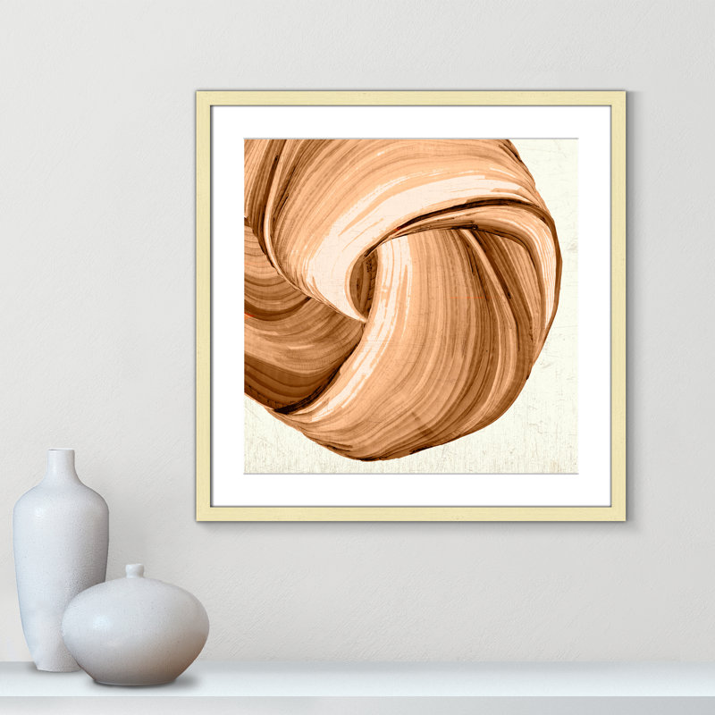Orange Tango II imprimé par , 23.5'' W x 23.5'' H, Matted Print, Or mat