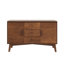 Buffet en bois avec 2 portes et 3 tiroirs-1823629415