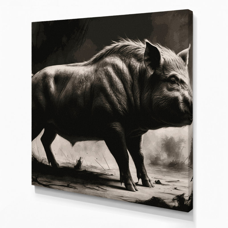 Art mural sur toile noir