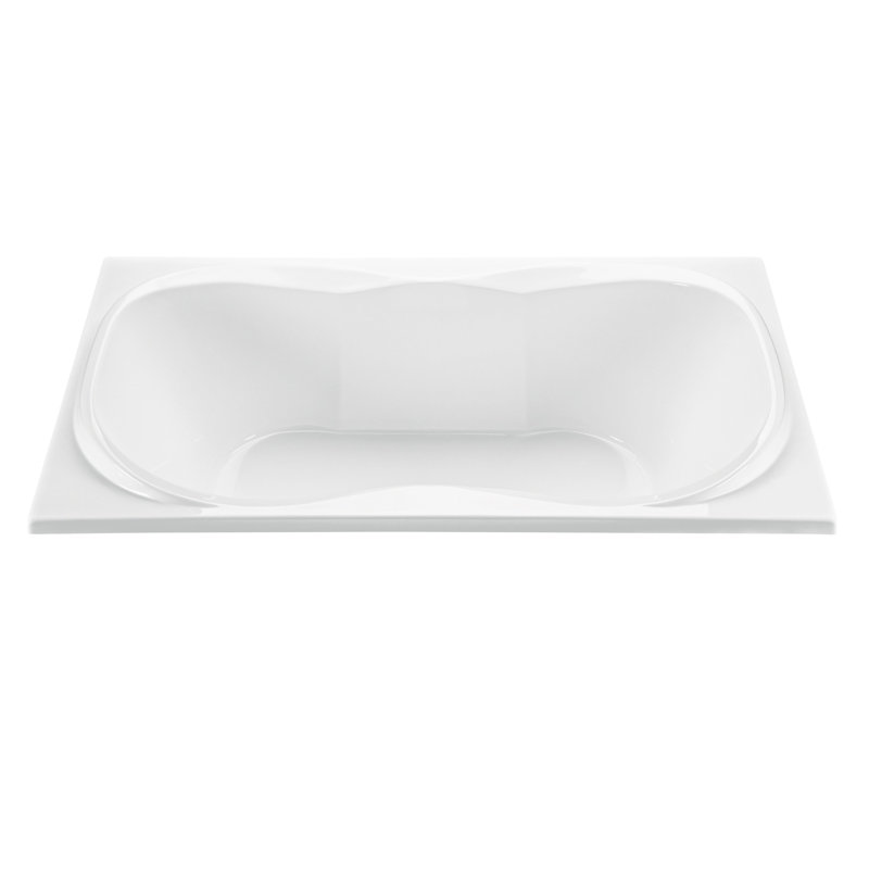 Tranquility 2 72" Whirlpool Bathtub, White