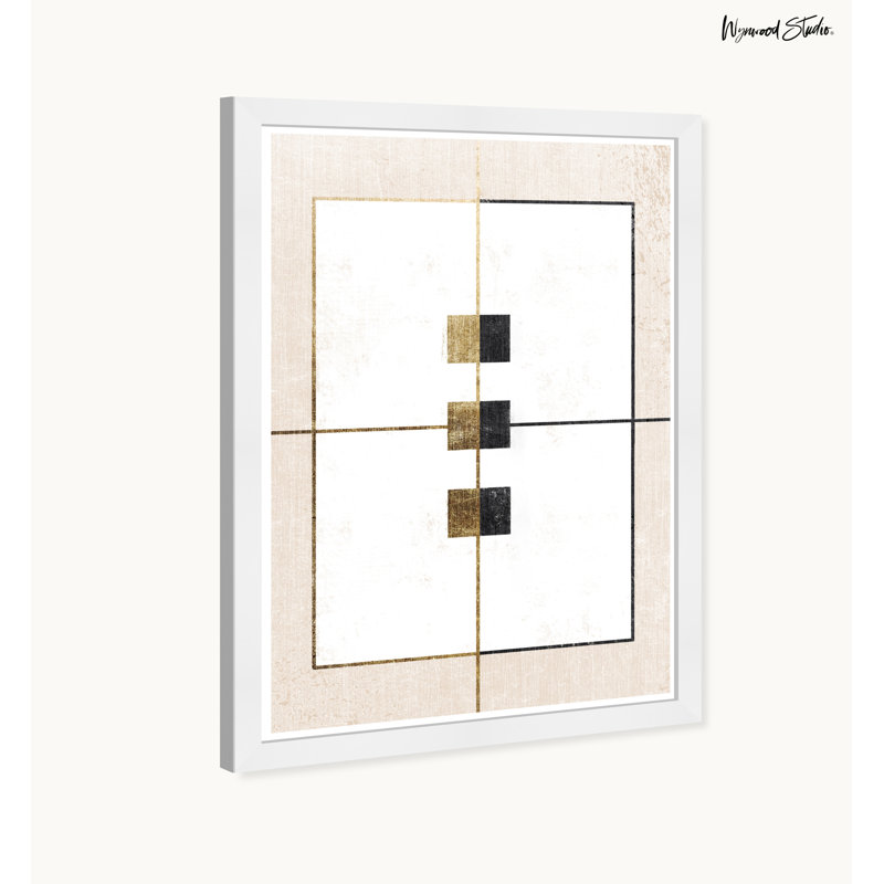 Balance, White Framed