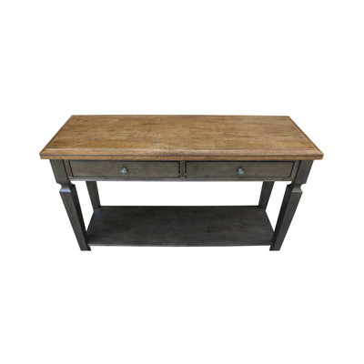 Briseno 48'' Unfinished Solid Wood Console Table