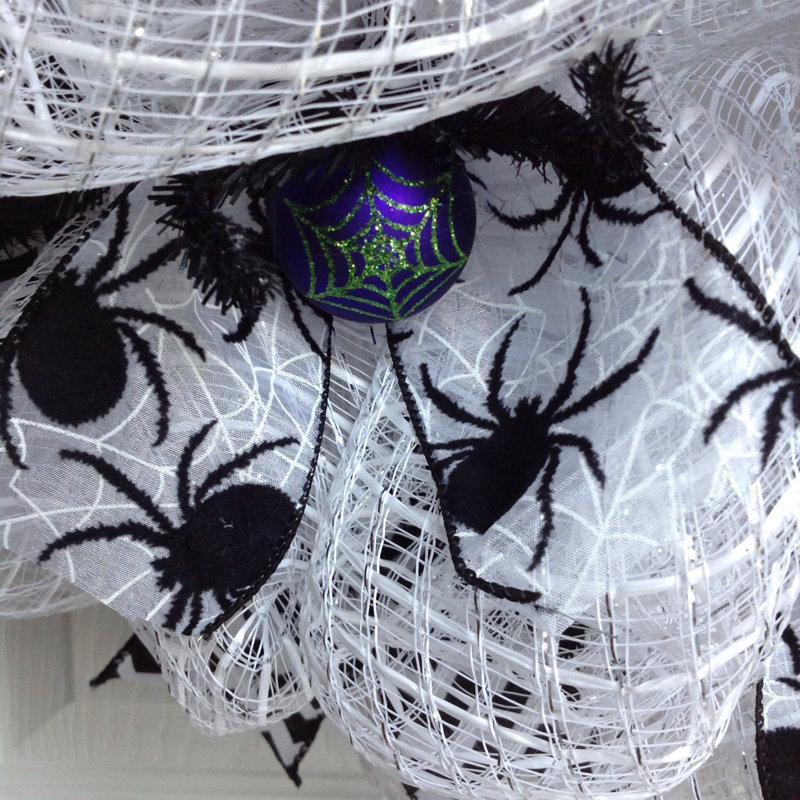 « Happy Halloween », araignée