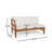 Mcclurg Mid-Century Modern Acacia Wood Outdoor Conversation Set With Sectional, Club Chairs-125588172-125588169-125588168