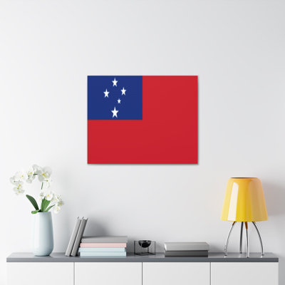 «Samoa Country Flag» sur toile