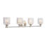 Éclairage pour meuble-lavabo 4 lumières en métal Kirksey