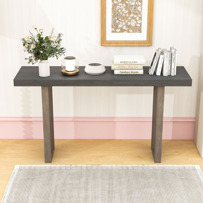 Console avec conception latérale unique, Gris