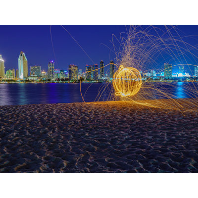 Steel Wool Skyline At Coronado Island | San Diego, California by Brian Mc Clean