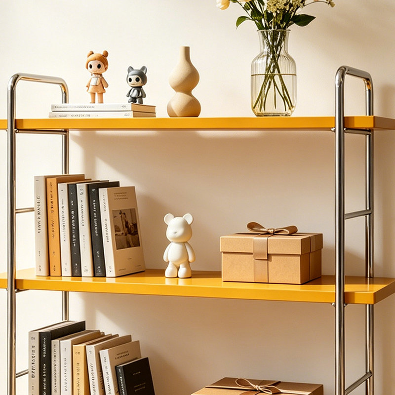 Tablette de présentation moderne Vibrant, (3 Shelves) 43.31" H x 47.24" W x 13.78" D