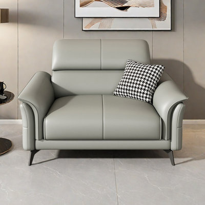 Modern minimalist straight - row sofa
