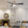 Vivi Smart Flush Mount Ceiling Fan with Remote Control and Light Kit Included