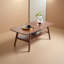 Table basse à plateau solide, bureau / table basse à double usage, avec tablette de rangement, facile à assembler-479723350
