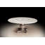 71" Beech Solid Wood Pedestal Dining Table