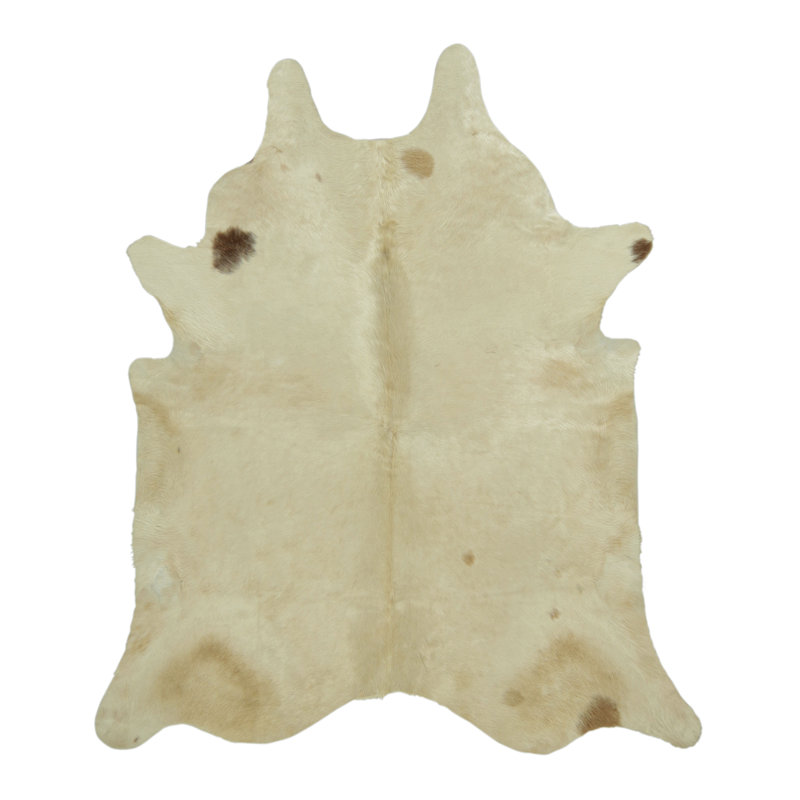 Rug & Kilim’S Extra Large Cowhide Rug In Beige, White And Cream Tones