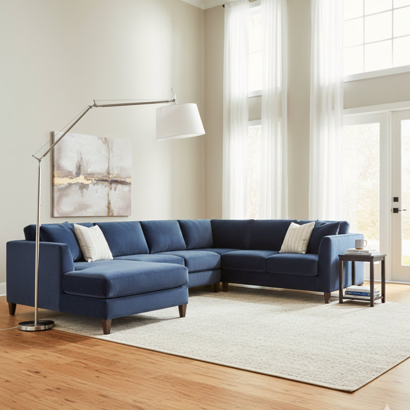 Transitional 1 Light Chrome With White Shade Floor Lamp