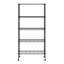 Glenward 76.2cm W Stainless Steel Height -Adjustable Storage Rack with Wheels-92513945-92513944