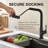 Kitchen Waterfall Faucet With Pull Down Sprayer, Single Handle Kitchen Sink Faucet With Pull Out Sprayer, 360° Rotating Kitchen Faucet-118546136