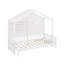 Lit simple avec tablettes