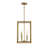 Caines 4 - Light Lantern Rectangle Pendant in Brass-1419065676