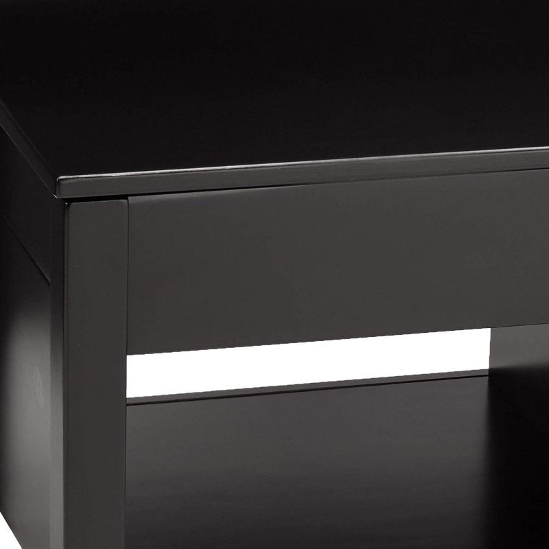Table basse Zaakiyah, Noir