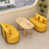 Similicuir jaune