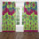 Panneaux de rideaux semi-transparents à motif floral (DSQ est fixé à 2)