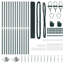 120cm H x 2500cm W Metal Border Fencing