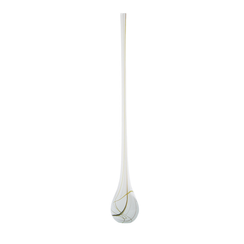 Vase de table en verre, Hauteur totale - 31,25 po