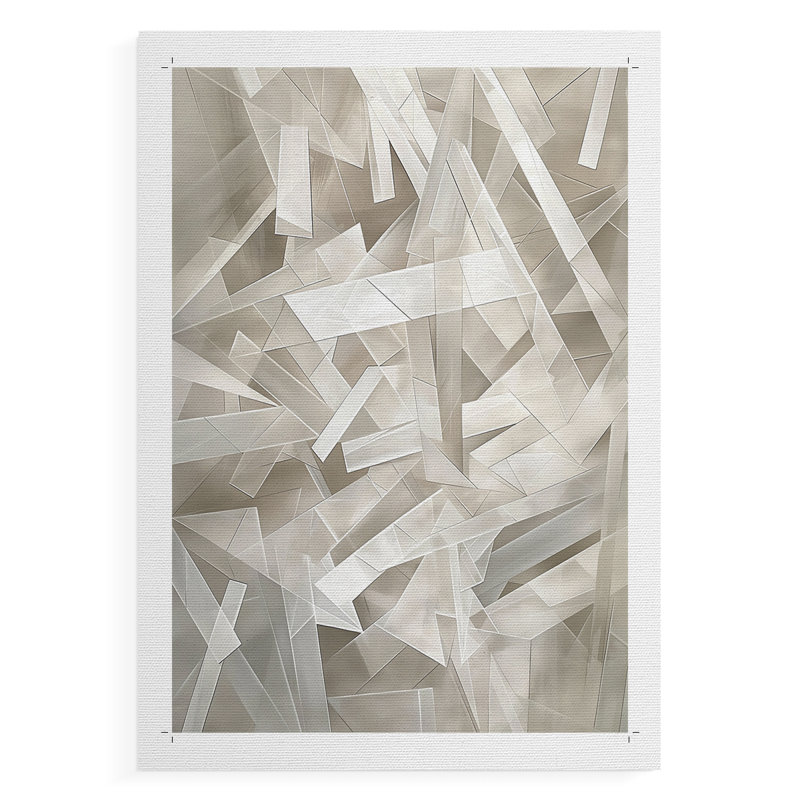 ABSTRACT Series LV - Impression sur toile seulement - NON-CADRE, H 27 po x l 18 po