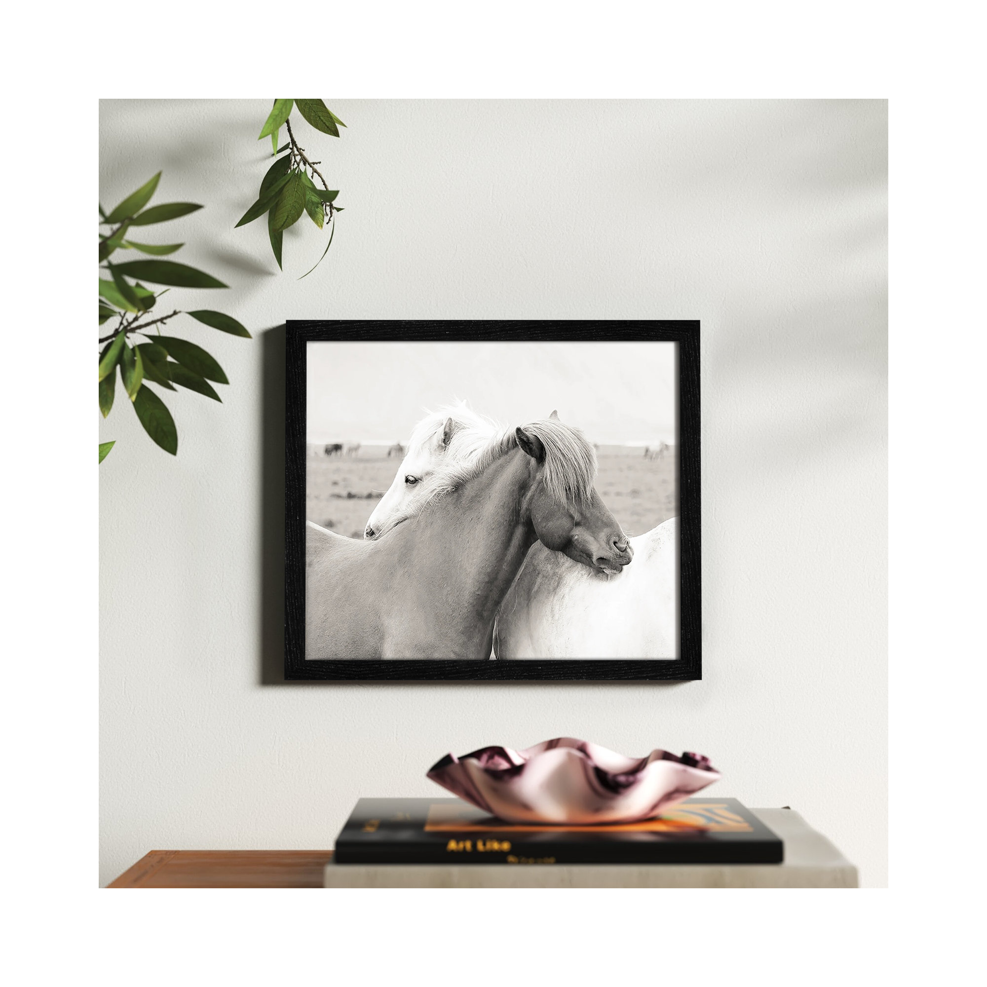 Icelandic Meadow Horses by Danita Delimont - Picture Frame Photograph on Paper, 13" H x 15" W x 0.75" D