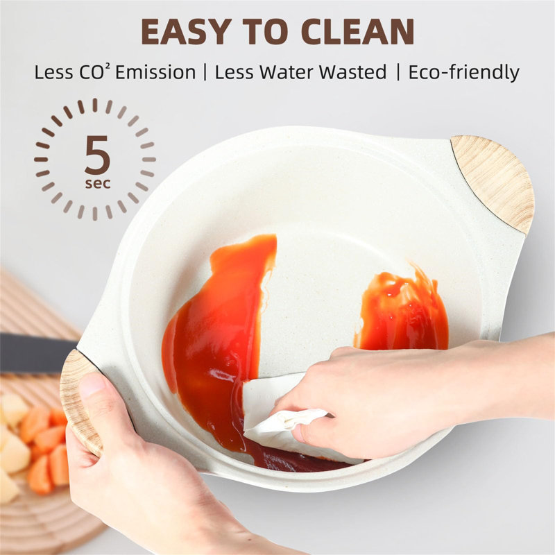 14-Piece Non-Stick Aluminium Cookware Set