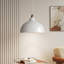 1 - Light Natural Dome Pendant