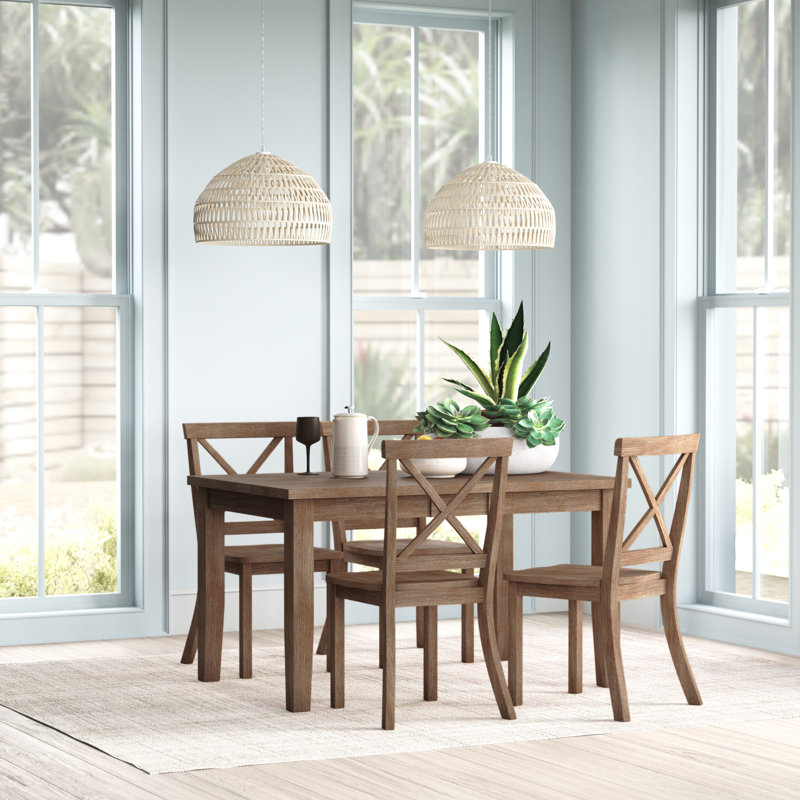 Freels 4 - Person Extendable Four Leg Dining Set