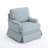 Upholstered Skirted Swivel Accent Chair (Set of 2)-735102302-735102301-735102244