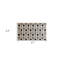 Tapis de sol lavable à feuilles abstraites graphite et brun clair 2 pi x 3 pi Cyson-274292814
