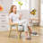Modern Accent Chair, Upholstered Mid Century Lounge Chair With Curved Solid Wood Armrests, Single Sofa Reading Chair Suitable For Living Room, Bedroom-1997265282-1997265309