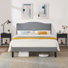 Ensemble de chambre avec lit plateforme 3 pièces Polizzi