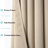 Abba Gray 52" W x 84" L Waterproof Grommet Top and Bottom Black Out Pergola Outdoor Single Curtain Panel-997782238-998080556