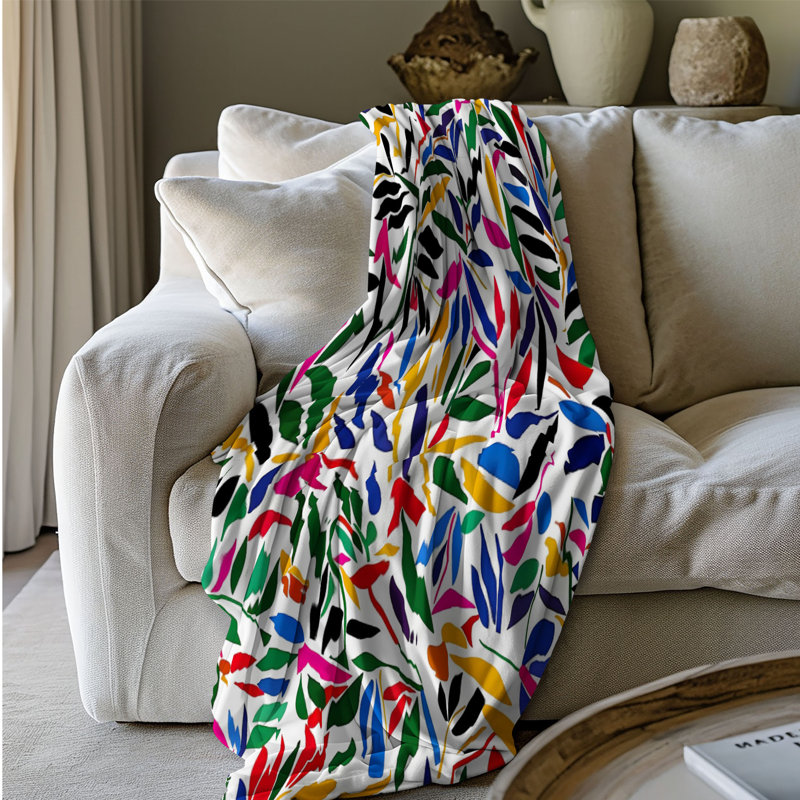 Textile Otomi - couverture de qualité supérieure 1 pièce, Grand lit